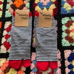 NWT socks for sandals/flip flops